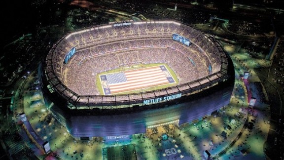 MetLife Stadium, site of Super Bowl XLVIII